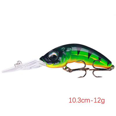 Uus 1 tk 15,5 cm / 16,3 g vobleriga kalapüügi lant Big Crank Bait Minnow Bass trolling Kunstlik sööt haugi karpkala landid kalapüük