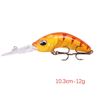Uus 1 tk 15,5 cm / 16,3 g vobleriga kalapüügi lant Big Crank Bait Minnow Bass trolling Kunstlik sööt haugi karpkala landid kalapüük