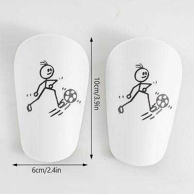 1 ζεύγη EVA σφουγγάρι Μικρά Μίνι Κνήμες Αντικραδασμικής Προστασίας Ποδοσφαίρου Προπόνηση ποδοσφαίρου Προστατευτικά κνήμης