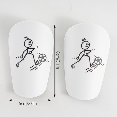 1 ζεύγη EVA σφουγγάρι Μικρά Μίνι Κνήμες Αντικραδασμικής Προστασίας Ποδοσφαίρου Προπόνηση ποδοσφαίρου Προστατευτικά κνήμης