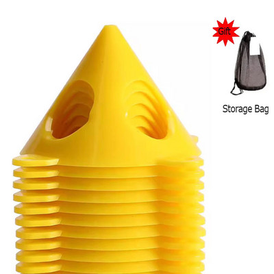 10 τμχ Ποδοσφαίρου Ευκινησίας Προπόνησης Δίσκος Κώνοι Σκέιτ Μαρκαδόρος Κώνοι Ρολό Ποδοσφαίρου Μαρκαδόρος Μπάσκετ Κώνος Μίνι αθλητικός εξοπλισμός προπόνησης