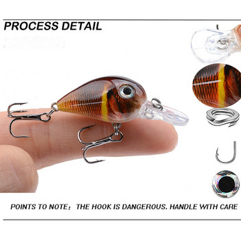 Фалшива стръв Sound Bead False Bait Инструмент за риболовна стръв с 3d рибешки очи Плаваща Luya Bait Твърда стръв Micro Luya Bait