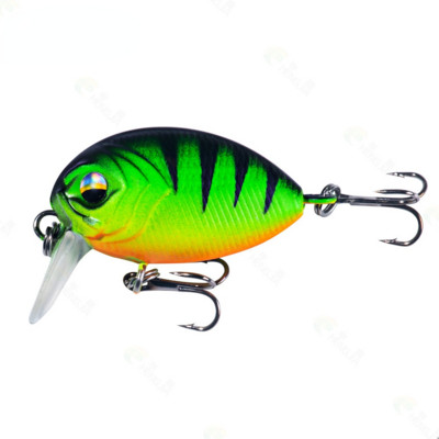 Uus Peche Jaapani disainiga kõva püügilant 35 mm 3,8 g minivoblerite vändaga sööt haugi ujuva vändaga Pesca