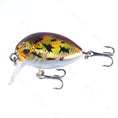 Uus Peche Jaapani disainiga kõva püügilant 35 mm 3,8 g minivoblerite vändaga sööt haugi ujuva vändaga Pesca