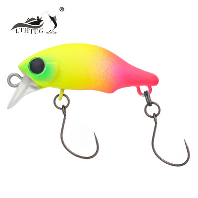 LTHTUG 2024 JAUNS Leļļu Virsma Minnow 31mm 1,4g Peldošs sekls niršanas lures makšķerēšanas lure forelei LW122