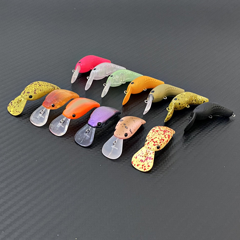 LTHTUG Area Forellipüügi Lant RUSH BELL Medium Diving Minnow 33mm 2g Ujuv Crankbait Noiseless Hard Artificial LW124