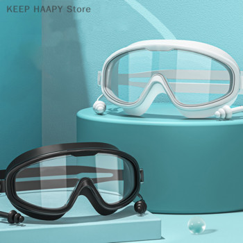 1PC Популярни онлайн водоустойчиви и против замъгляване професионални очила за гмуркане с голяма рамка, очила за плуване за възрастни