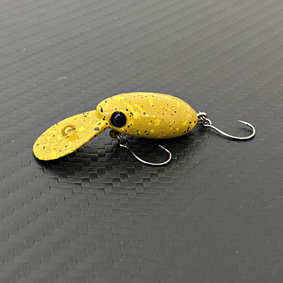 LTHTUG Forelliala püügilant INCH CRANK Medium Diving 25mm 2g Aeglaselt vajuv Crankbait Noise Hard Artificial LW123
