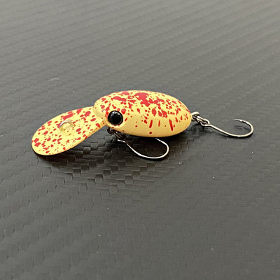 LTHTUG Forelliala püügilant INCH CRANK Medium Diving 25mm 2g Aeglaselt vajuv Crankbait Noise Hard Artificial LW123