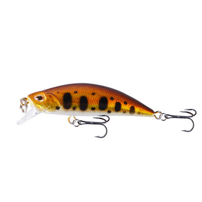 1 τεμ Minnow Fishing Lure 4,9g 6cm Wobbler Slow Sinking Artificial Plastic Hard Bait Crankbait for Bass Pike Pesca Είδη ψαρέματος