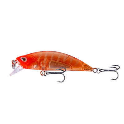 1 τεμ Minnow Fishing Lure 4,9g 6cm Wobbler Slow Sinking Artificial Plastic Hard Bait Crankbait for Bass Pike Pesca Είδη ψαρέματος