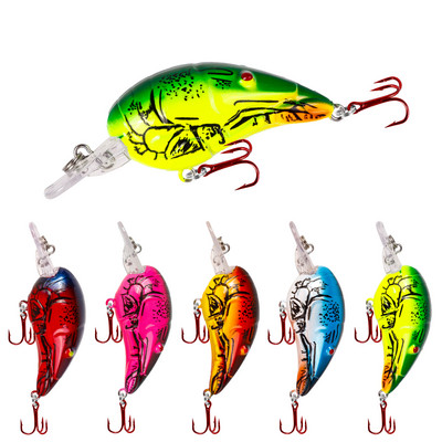 1 buc. Nalucă de pescuit cu manivelă plutitoare 7 cm 11,5 g Crankbait Mouse Model 3D Eyes Jerkbait Plastic Artificial Hard Momeală realistă Swimbaits