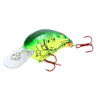 1 tk ujuv vändaga püügilant 7 cm 11,5 g Crankbait hiiremudel 3D Eyes Jerkbait plastist kunstlik kõva sööt elutruud ujumisriistad