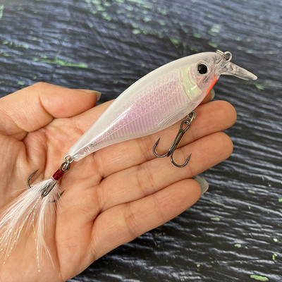 Uppuvad Minnow kalapüügi landid 90 mm 13g Crankbait Swimbait Wobbler kunstlikud kõvad söödad magevee merevee 3D Pesca Tackle jaoks