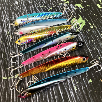 Sinking Metal Vib Ratlin Fishing Lures 45g 110mm jigs Vibration Swimbait Wobbler for Bass Artificial Hard Baits Shore Cast Pesca