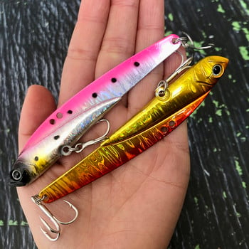 Sinking Metal Vib Ratlin Fishing Lures 45g 110mm jigs Vibration Swimbait Wobbler for Bass Artificial Hard Baits Shore Cast Pesca