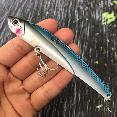 Sinking Metal Vib Ratlin Fishing Lures 45g 110mm jigs Vibration Swimbait Wobbler for Bass Artificial Hard Baits Shore Cast Pesca