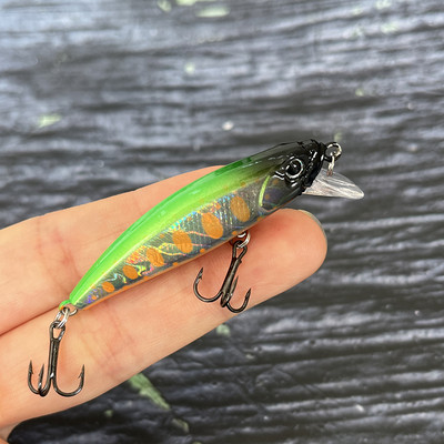 1tk 50mm 6g uppuvad Minnow kalapüügi voblerid haugi kunstliku kõva söödaga Pesca Isca Swimbait kalastustarbed uued 2024