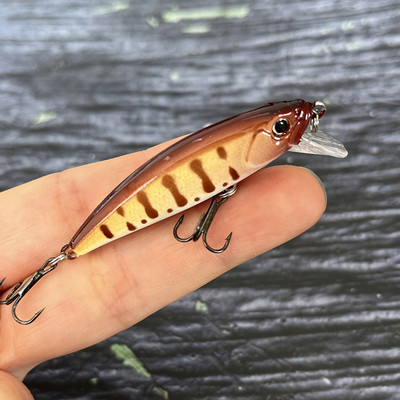 1tk 50mm 6g uppuvad Minnow kalapüügi voblerid haugi kunstliku kõva söödaga Pesca Isca Swimbait kalastustarbed uued 2024