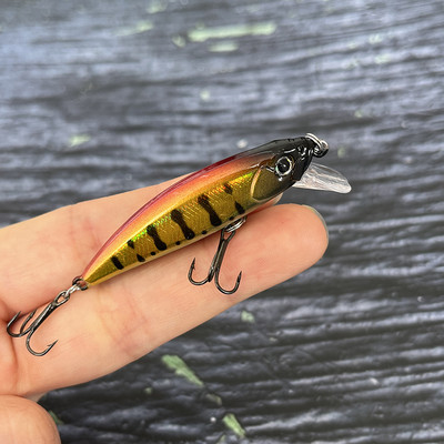 1tk 50mm 6g uppuvad Minnow kalapüügi voblerid haugi kunstliku kõva söödaga Pesca Isca Swimbait kalastustarbed uued 2024
