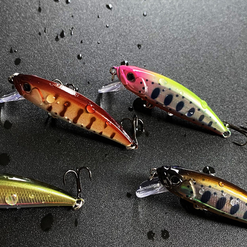 1tk 50mm 6g uppuvad Minnow kalapüügi voblerid haugi kunstliku kõva söödaga Pesca Isca Swimbait kalastustarbed uued 2024