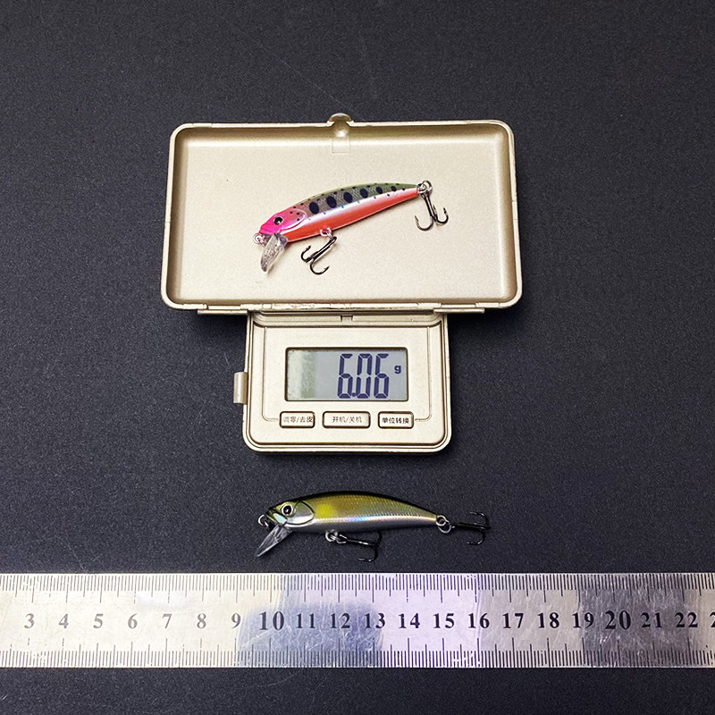 1tk 50mm 6g uppuvad Minnow kalapüügi voblerid haugi kunstliku kõva söödaga Pesca Isca Swimbait kalastustarbed uued 2024