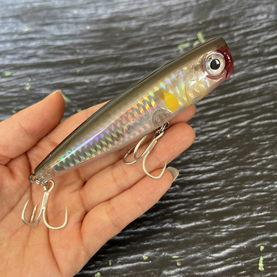 Topwater Popper žvejybos masalas 105 mm 23 g paviršiniai sūraus vandens vobleriai, skirti lydekai Swimbait Long Casting dirbtinis kietas masalas