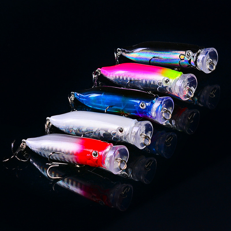 Popper žvejybos masalo svoriai 9,4 G/7 CM Masalas Poppers Topwater Lure velkamieji masalai Pesca Vobleris Articulos De Pesca Isca Dirbtinis