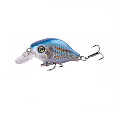1 buc Crankbait Naluci de pescuit 5,2 cm 8,5 g Ochi 3D Plutitor de calitate plastic Artificial Momeală tare Bass Stiuca Wobblers Aparatură de pescuit