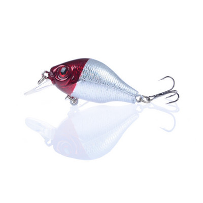 1 buc Crankbait Naluci de pescuit 5,2 cm 8,5 g Ochi 3D Plutitor de calitate plastic Artificial Momeală tare Bass Stiuca Wobblers Aparatură de pescuit