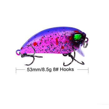 1 τεμ. Floating Crankbait Fishing Lure 53mm 8,5g Iscas Artificial Plastic Hard Bait Bass Wobblers Pesca Carp Pike Tacking Fishing