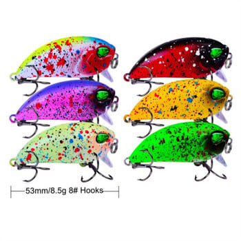 1 τεμ. Floating Crankbait Fishing Lure 53mm 8,5g Iscas Artificial Plastic Hard Bait Bass Wobblers Pesca Carp Pike Tacking Fishing