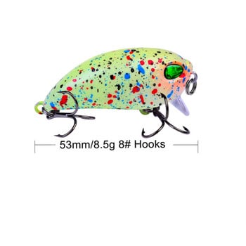 1 τεμ. Floating Crankbait Fishing Lure 53mm 8,5g Iscas Artificial Plastic Hard Bait Bass Wobblers Pesca Carp Pike Tacking Fishing