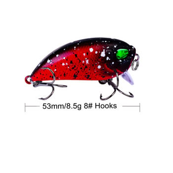 1 τεμ. Floating Crankbait Fishing Lure 53mm 8,5g Iscas Artificial Plastic Hard Bait Bass Wobblers Pesca Carp Pike Tacking Fishing