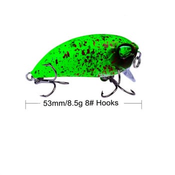 1 τεμ. Floating Crankbait Fishing Lure 53mm 8,5g Iscas Artificial Plastic Hard Bait Bass Wobblers Pesca Carp Pike Tacking Fishing