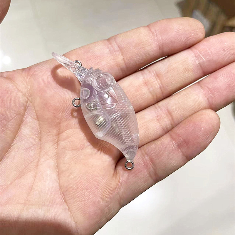 1 tk püügilant 6 cm 8,4 g ujuv väntsööt Kunstlik plastikust kõva sööt Minnow Bass Voblerid karpkala trollimiseks Püügitarbed