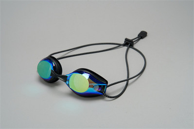 Laste ujumisprillide nööripea koos erksavärviliste galvaniseeritud HD veekindlate väliujumisprillidega