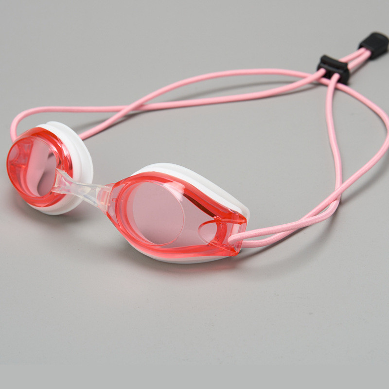 Laste ujumisprillide nööripea koos erksavärviliste galvaniseeritud HD veekindlate väliujumisprillidega