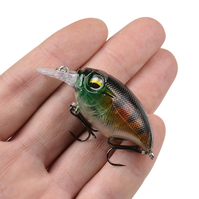 1 tk ujuv Crankbait püügilant 5,8 cm 8,2 g tehisplastist kõva sööt Minnow voblerid Pike Bass Jerkbaits kalastustarbed