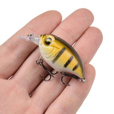 1 tk ujuv Crankbait püügilant 5,8 cm 8,2 g tehisplastist kõva sööt Minnow voblerid Pike Bass Jerkbaits kalastustarbed