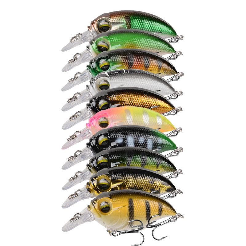 1 tk ujuv Crankbait püügilant 5,8 cm 8,2 g tehisplastist kõva sööt Minnow voblerid Pike Bass Jerkbaits kalastustarbed