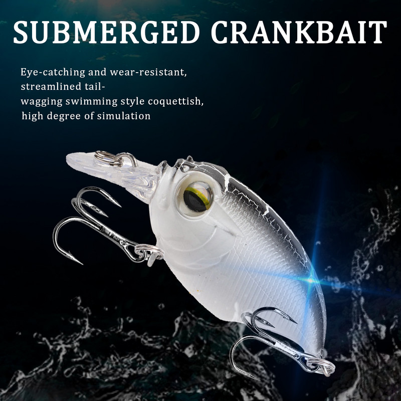 1 tk ujuv Crankbait püügilant 5,8 cm 8,2 g tehisplastist kõva sööt Minnow voblerid Pike Bass Jerkbaits kalastustarbed