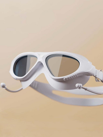Професионални противозамъгляващи се UV защитни лещи за възрастни Мъже Жени Очила за плуване Водоустойчиви регулируеми силиконови очила за плуване в басейн