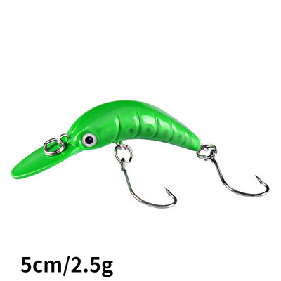 1 tk ujuv Minnow kalapüügilant 3,8 cm 1,5 g mini kunstlik kõva sööt terav konks väntsööda vobbler forell haugi bassipüük