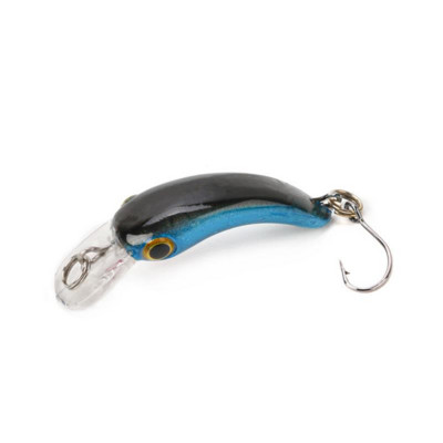 1 tk ujuv Minnow kalapüügilant 3,8 cm 1,5 g mini kunstlik kõva sööt terav konks väntsööda vobbler forell haugi bassipüük