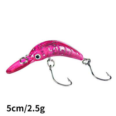 1 tk ujuv Minnow kalapüügilant 3,8 cm 1,5 g mini kunstlik kõva sööt terav konks väntsööda vobbler forell haugi bassipüük