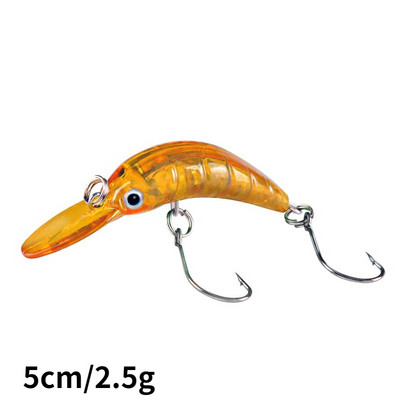 1 tk ujuv Minnow kalapüügilant 3,8 cm 1,5 g mini kunstlik kõva sööt terav konks väntsööda vobbler forell haugi bassipüük