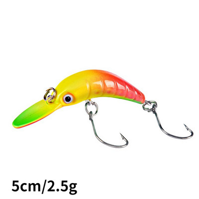 1 tk ujuv Minnow kalapüügilant 3,8 cm 1,5 g mini kunstlik kõva sööt terav konks väntsööda vobbler forell haugi bassipüük