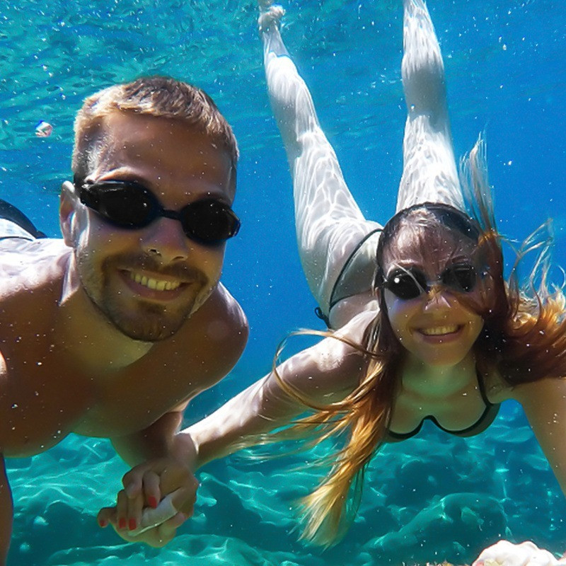 -1.0~-9.0 Myopia naočale za plivanje Myopia profesionalne UV naočale protiv zamagljivanja za plivanje Muškarci Žene Silikonske sportske naočale za plivanje