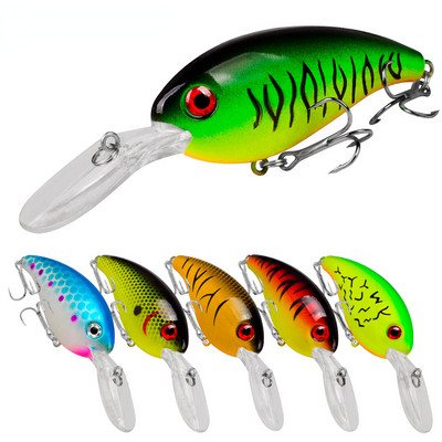 1 buc Crankbait Naluci de pescuit Trolling de mare Minnow momeală tare artificială 10cm 14g Big Wobblers Quick Dive Bait Crap Crankbait Pesca